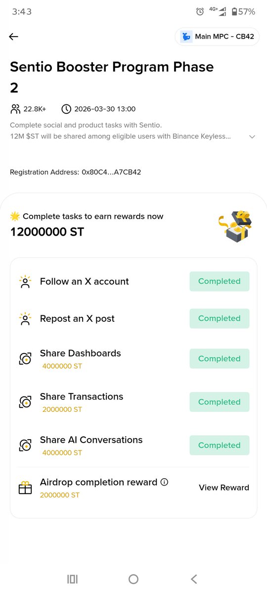 litonhm_eth's tweet photo. @sentioxyz @BinanceWallet Completed 

Just click and back
It will complete 🫣

https://t.co/Ed0OkZpRck https://t.co/dhIdMtIabq