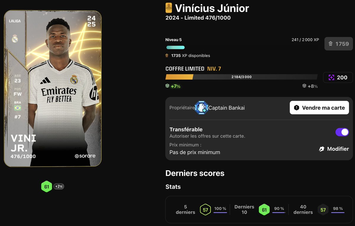 Captain Bankai SORARE tweet media