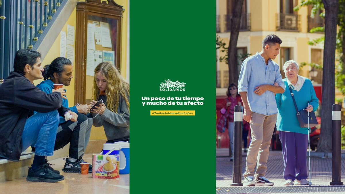 Solidarios_es's tweet photo. "Yo podría hacer algo más..."
"Un par de horas a la semana no es tanto y seguro que me aporta muchas cosas que no sé"
"Las cosas cambian cuando las hacemos de un modo diferente"
Seguro que alguna vez lo has pensado. Es el momento.
#HazVoluntariado
https://t.co/wapeEtCIGr https://t.co/AhaZ3GD4J2