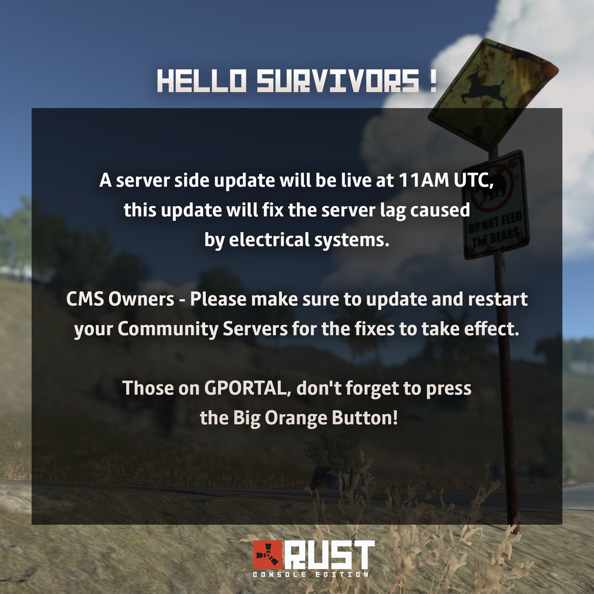 Rust Console Edition tweet media