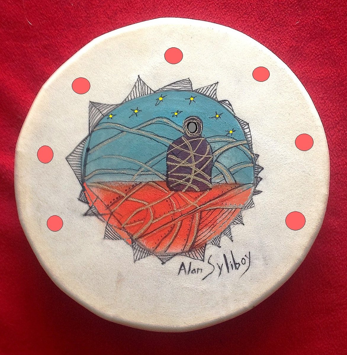 The Daily Drum
Todays drum is entitled “Woman in Prayer”.
She prays and give thanks on a daily basis for all creation—for fish, for food, for children, for Elders, for all the Creator has given them.
Have a Great Day!