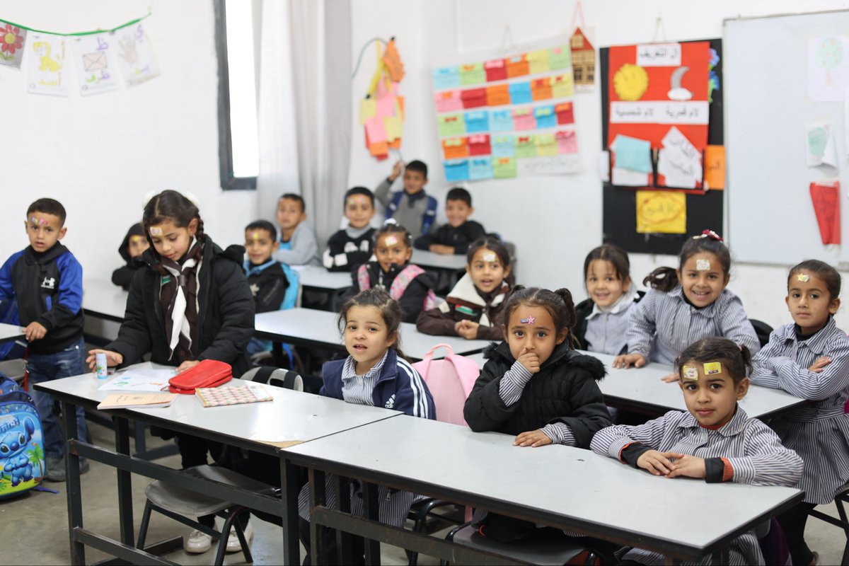 Lapis_group's tweet photo. It takes a village to keep learning going. Youm Jadeed works with local educators, caregivers, community centers, and talented Palestinian artists to make sure children can access education no matter what. We’re grateful for our village!

 @EAA_Foundation @OpenSociety https://t.co/8QddoKRAnA