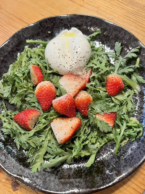 妻に評判が良かったので最近よく作ってるサラダ☺️
簡単に作れて可愛くてうまい 