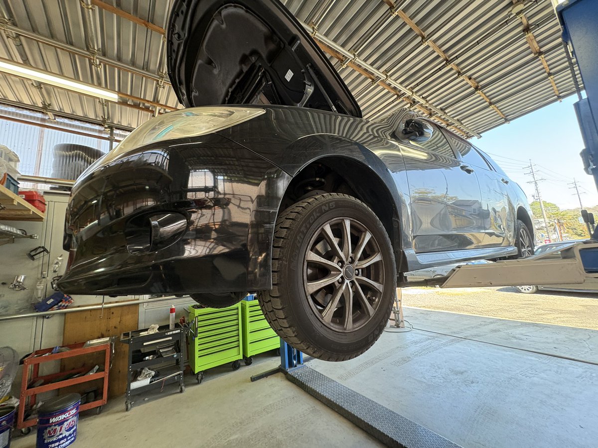 3STEPS_AUTO's tweet image. スパークプラグ交換などメンテナンスですー。 #ej20 #エクシーガ