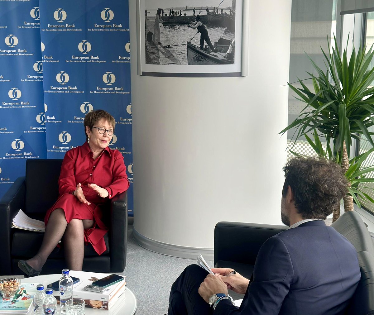 The EBRD tweet media