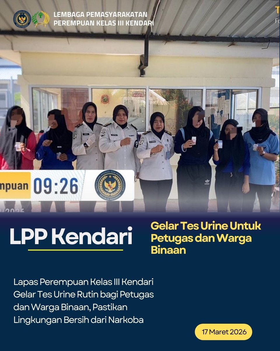 LPPKendari's tweet image. #guardandguide
#ditjenpaspemasyarakatan
#kanwilditjenpassultra
#lapasperempuankendari
#LAPERI