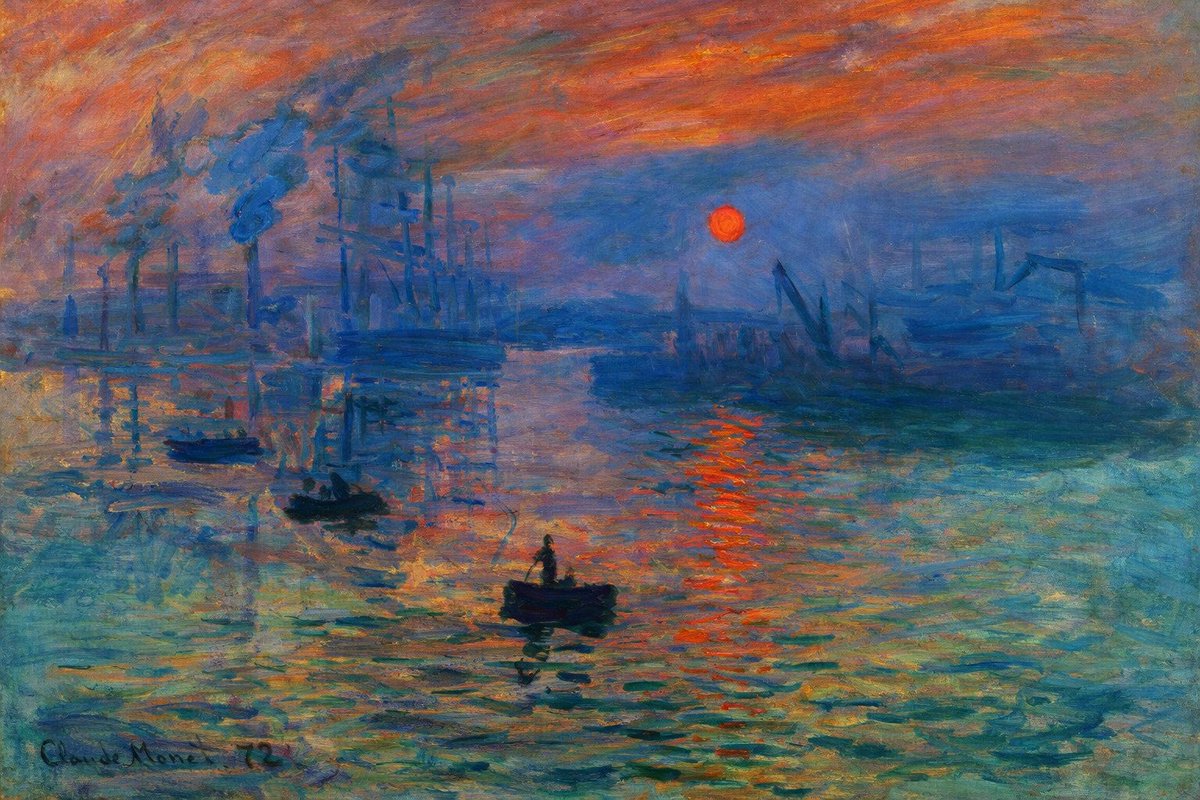JimBeattie18's tweet photo. Sunrise  (1872)
Claude Monet. https://t.co/ODkGcS5tqE