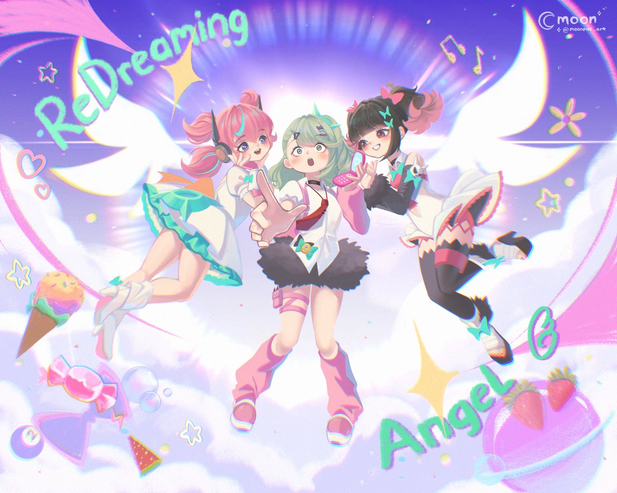 Delulu Angels 🩷🪽
#ZZZero #AngelsOfDelusion #Aria #Sunna #NangongYu #ZZZFanart