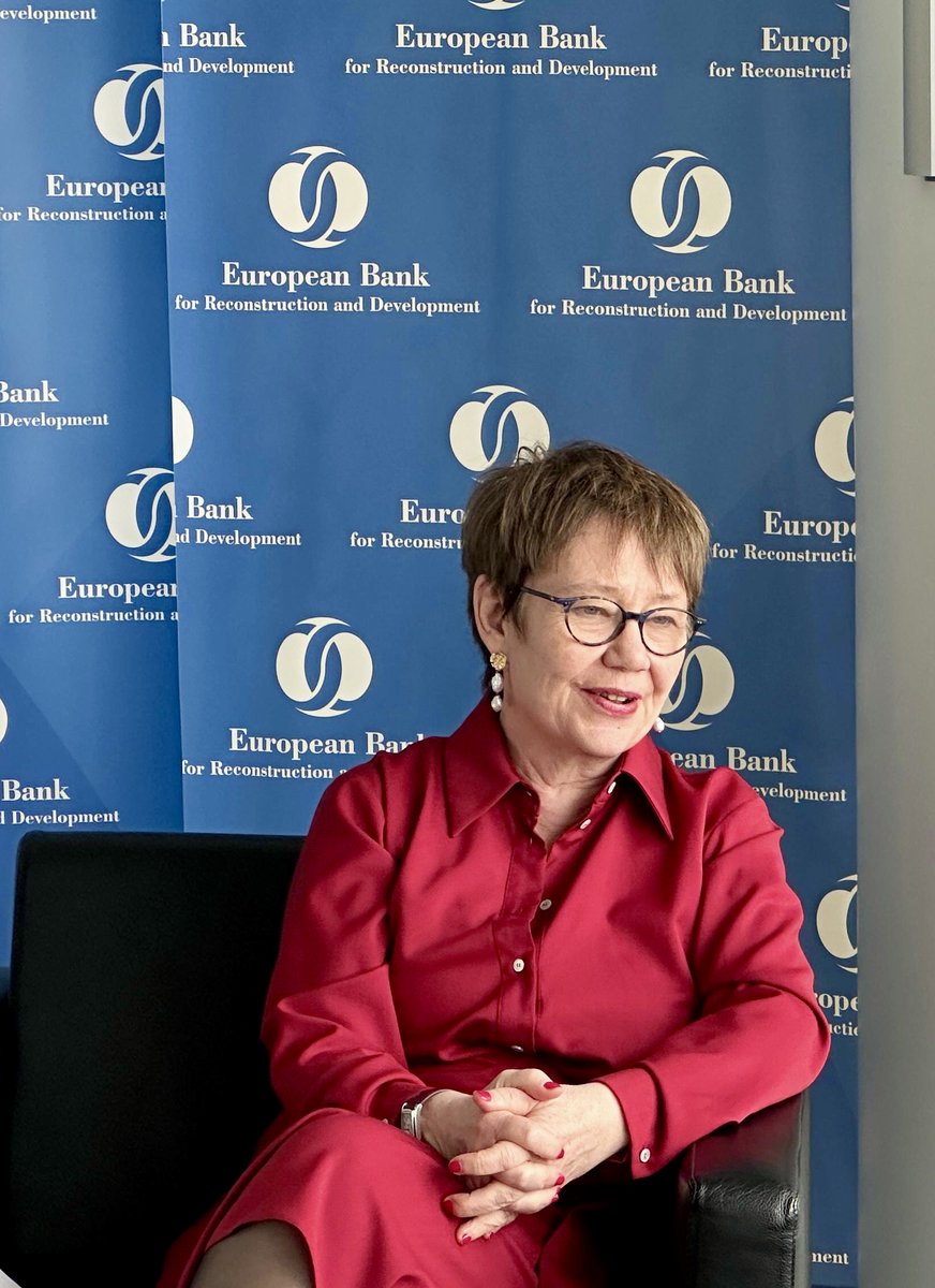 The EBRD tweet media