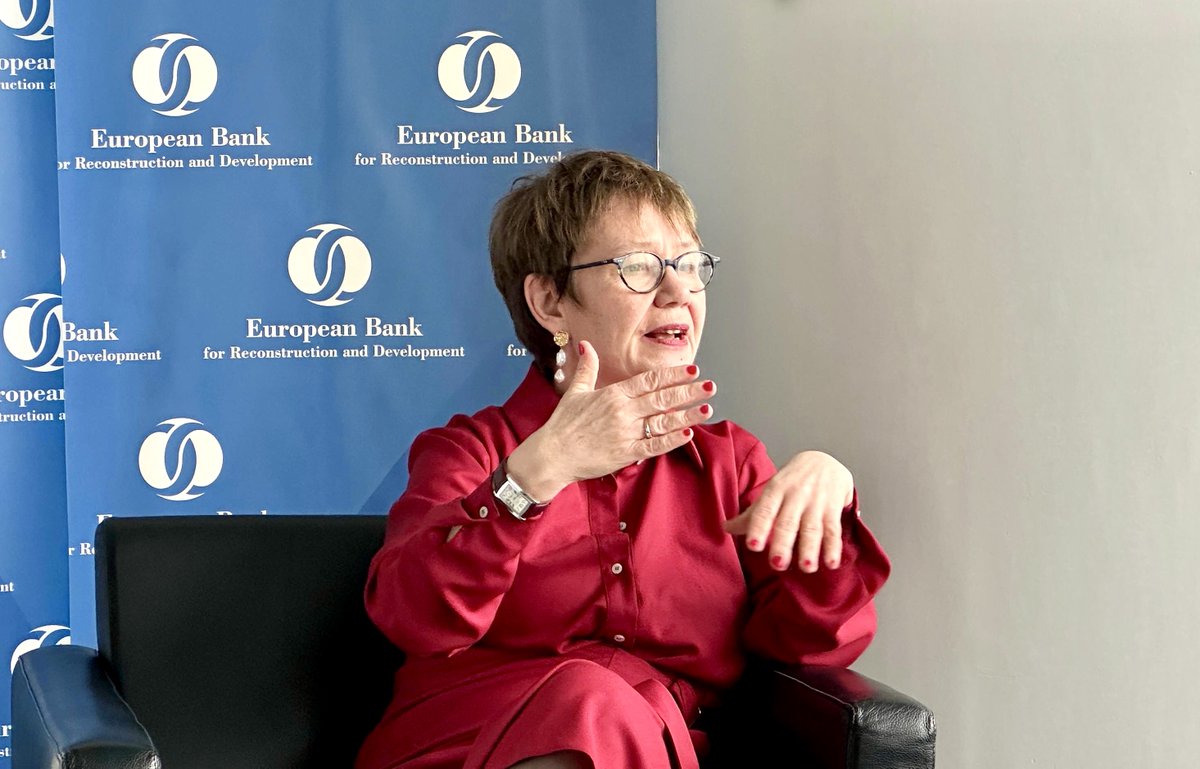 The EBRD tweet media