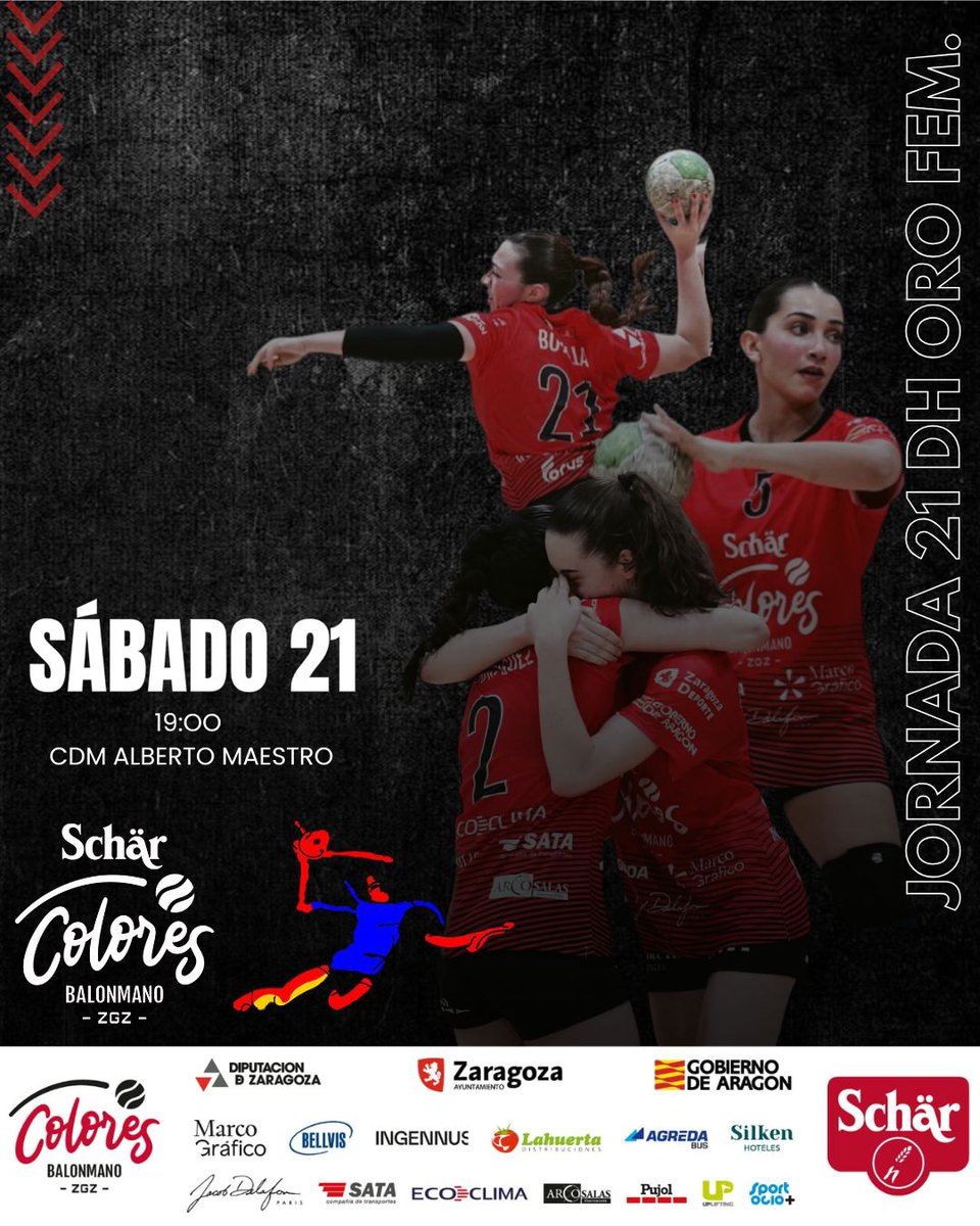 Este sábado (19:00) cambiamos escenario y os esperamos en el Alberto Maestro para jugar TODOS JUNTOS otro duelo directo vital por la permanencia ante Lanzarote Puerto del Carmen. Necesitamos apoyo desde la grada para buscar dos puntos fundamentales
#TodoalRojo #SientelosColores