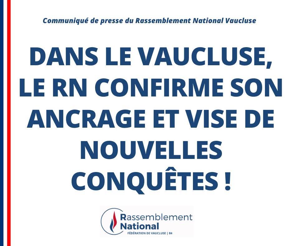Rassemblement National Vaucluse tweet media