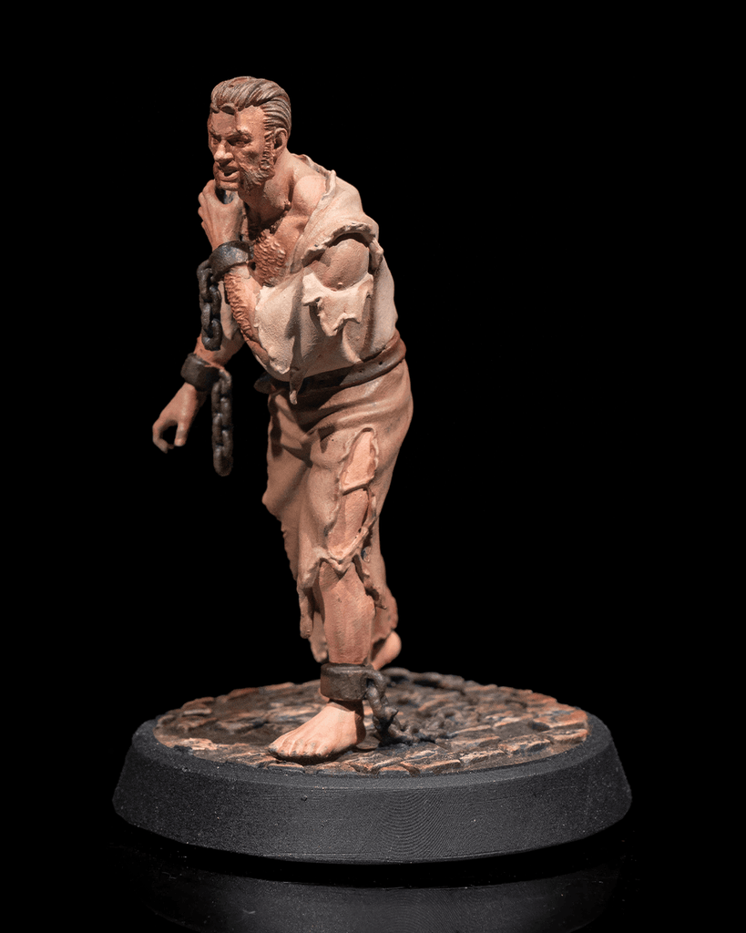 Buyfilterstore's tweet image. Unleash your creativity with our 3D printed Cursed Prisoner Miniature – 32mm Scale for Tabletop RPGs! Perfect for RPG players, painters, and collectors. Unpainted, customizable, and ready for you. Only $9.99! Grab yours now! ##CustomMade #hobbypainting #buildink-miniature