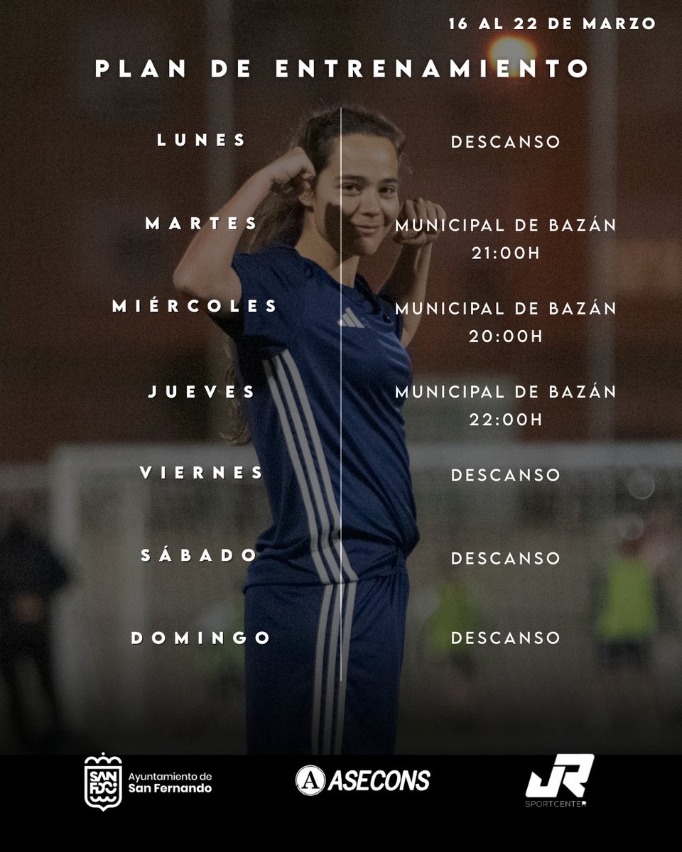 📅 ¡Hoy comenzamos una nueva semana de trabajo! 

#CDSFemenino