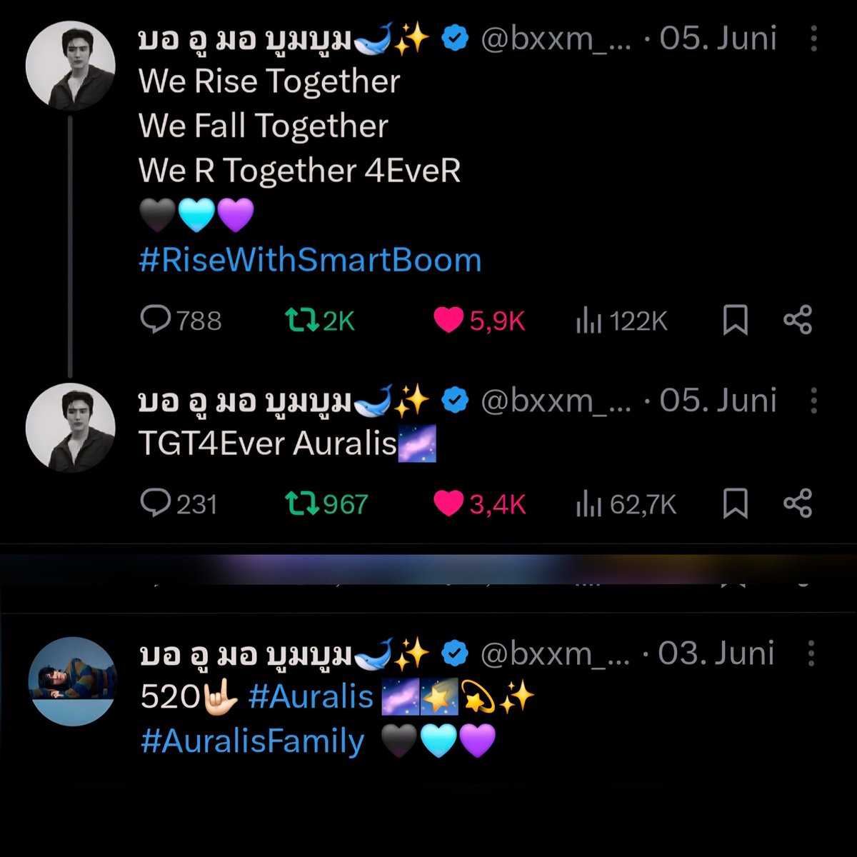 LingLing3548's tweet photo. Like Mommy said: "We'll fall together and we'll rise together. Together forever." My sisters and I will always stand by you and Mommy, even through tougher times. You are not alone. These clouds will pass.
Love U
🖤🩵🩷
LISTEN TO ME CSNP
#AuralisWithSmart https://t.co/dE0pgfmv1y