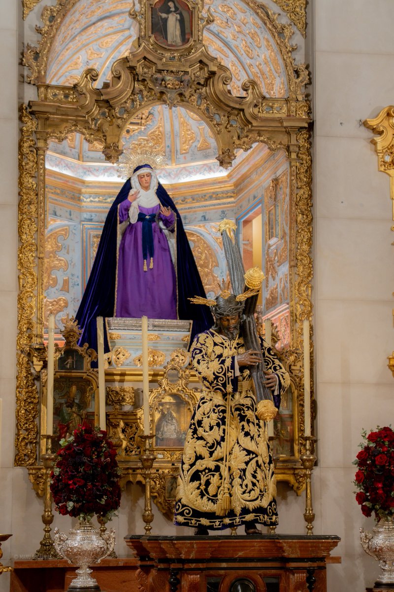 Hdad_LosGitanos's tweet photo. El Señor de la Salud y María Santísima de las Angustias ya reposan en sus respectivos altares tras el gran esfuerzo y la entrega de nuestro equipo de priostía.

#SaludyAngustias https://t.co/jRa5MftkgU