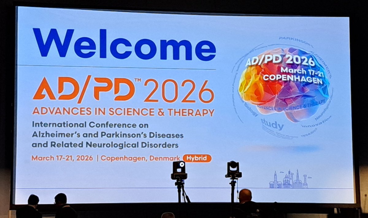 ScienceofPD's tweet image. Very excited to be at the #adpd2026 meeting this week. Looking forward to a lot of exciting new #Parkinsons &amp;amp; #Alzheimers research being presented here in sunny (but chilly) Copenhagen