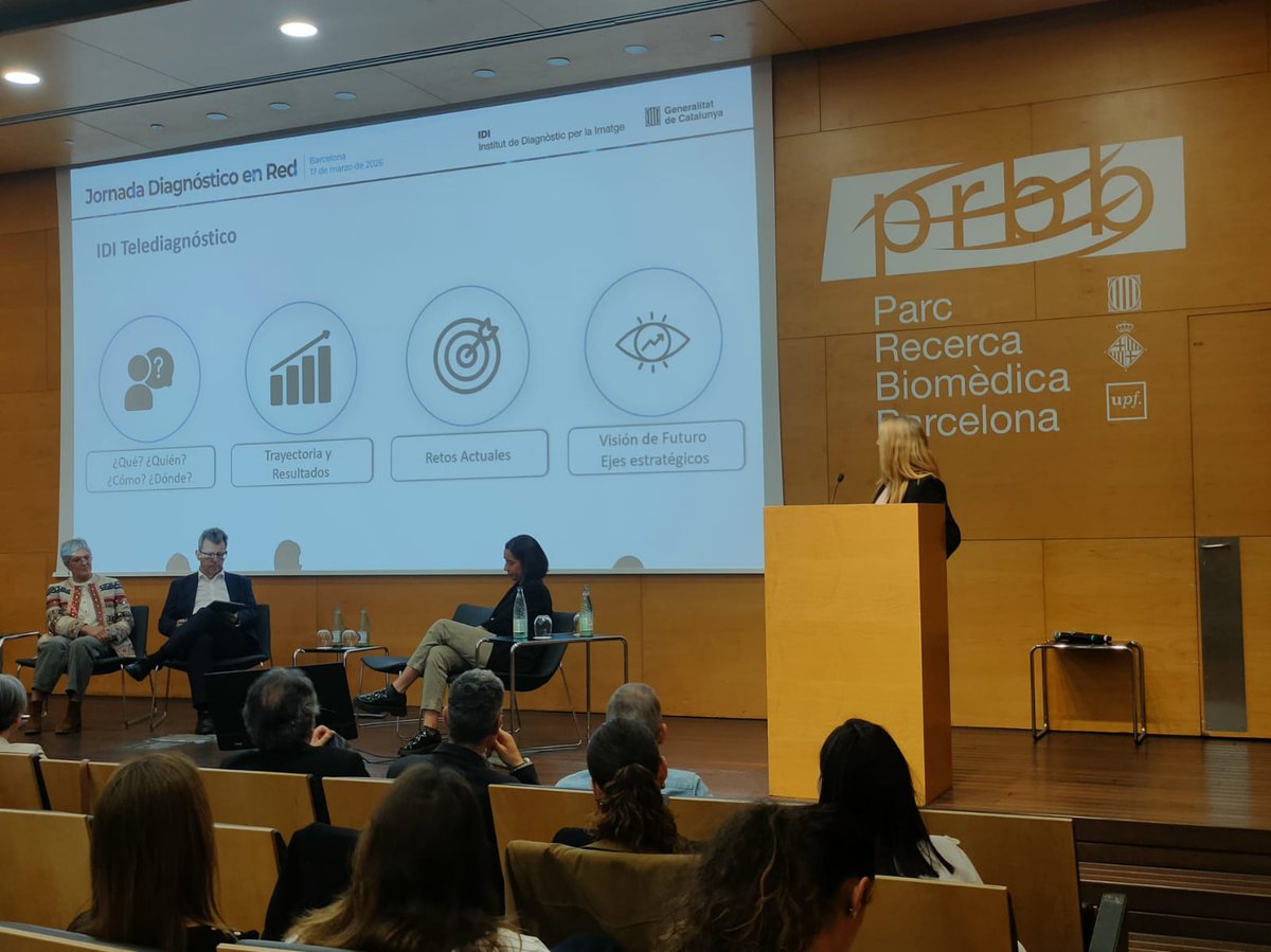 idi_cat's tweet photo. 🔹 Mesa 1 | Diagnóstico por la imagen trabajando en red
Esta mesa aborda experiencias reales de telediagnóstico, medicina nuclear y colaboración entre profesionales para avanzar hacia un modelo más coordinado, conectado y eficiente.
#JRD2026 #DiagnósticoEnRed https://t.co/Fp94weRg1g