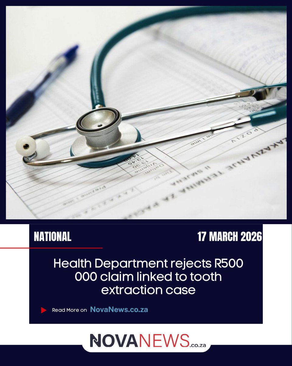 The Eastern Cape Department of Health has rejected a R500 000 claim by a woman from Jeffrey’s Bay, who claims she was left paralysed after a tooth extraction at Cecilia Makiwane Hospital.
 
 Follow us &amp; read more at: ow.ly/J9Sa50Yv7PX
 
#NovaNews #HealthNews #EasternCape