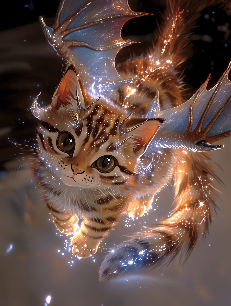 yona21_ai's tweet photo. ご飯まだかにゃ〜？🐈🐉

な、にゃんドラちゃんฅ( ˙꒳​˙ ฅ) https://t.co/sHWHKKxRps