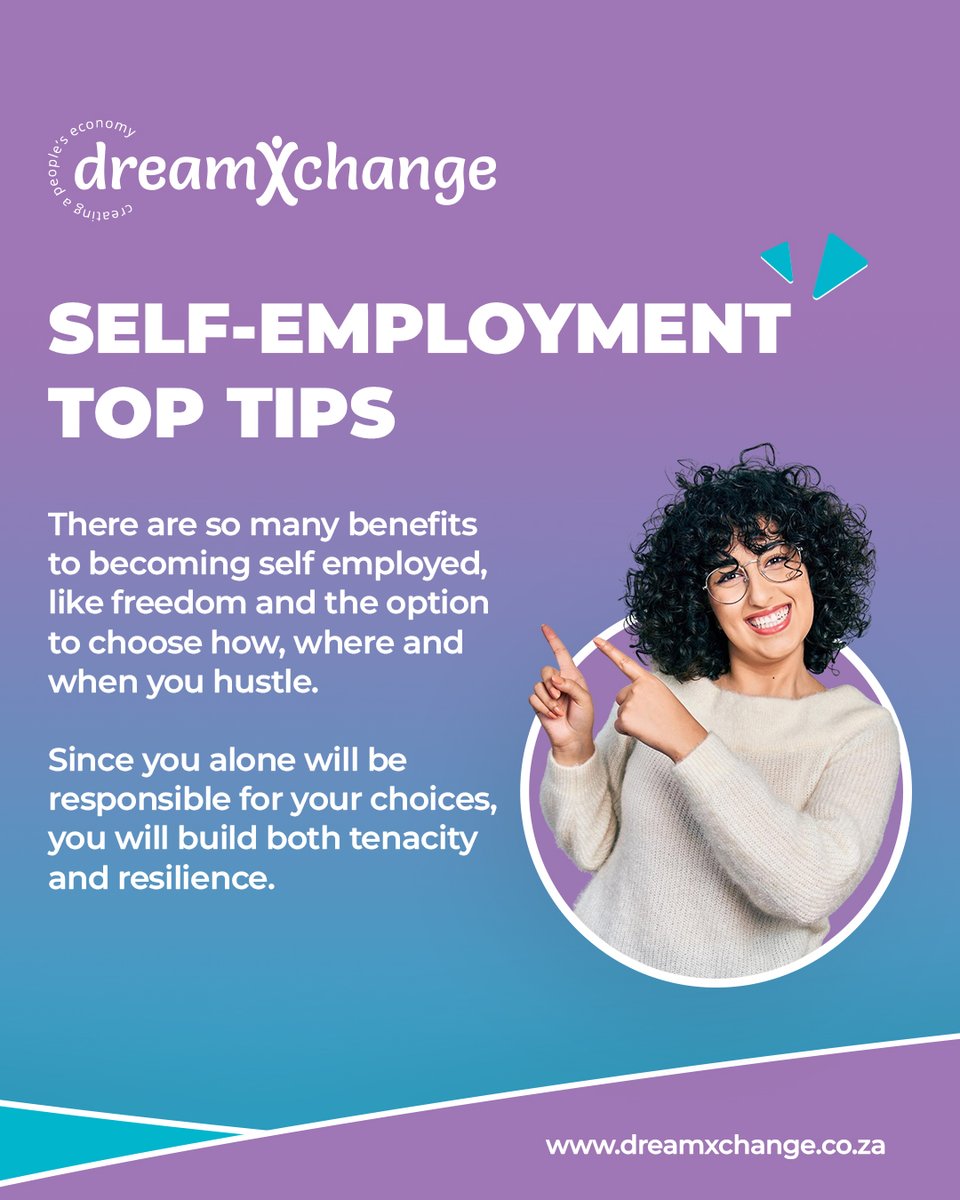 dreamXchange_'s tweet photo. What other self-employment tips can you offer our dreamXchangers?
We’d love to share your ideas.
#PeopleHelpingPeople #ThePowerOfUs #dreamXchange #SelfEmployment #PeoplesEconomy #SelfEmploymentTips #HelpfulHints https://t.co/WS8DQ3UICT