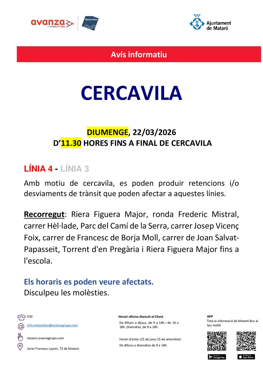 Transport urbà de Mataró | Mataró Bus tweet media