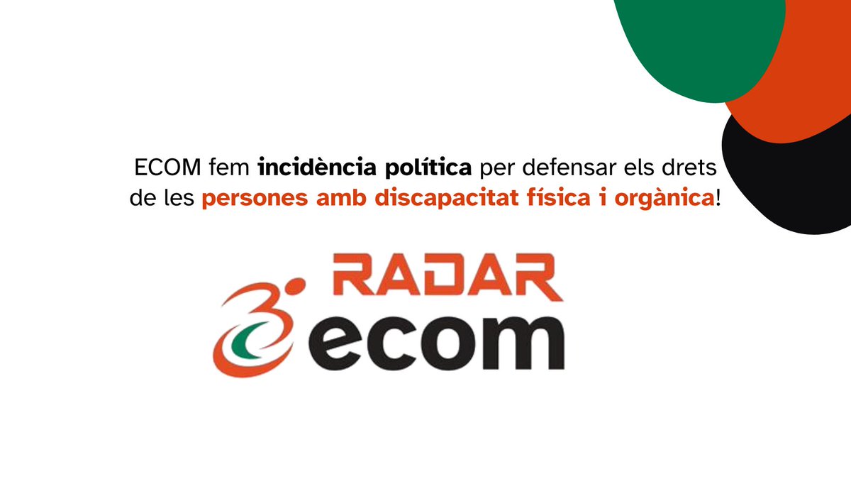 ECOM-discapacitat física i orgànica tweet media