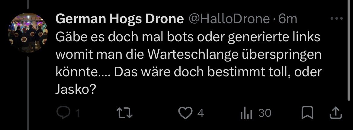 German Hogs Drone tweet media