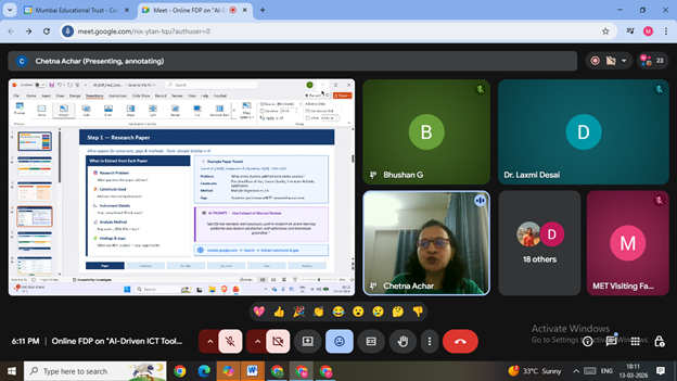 Mumbai Educational Trust (MET) tweet media