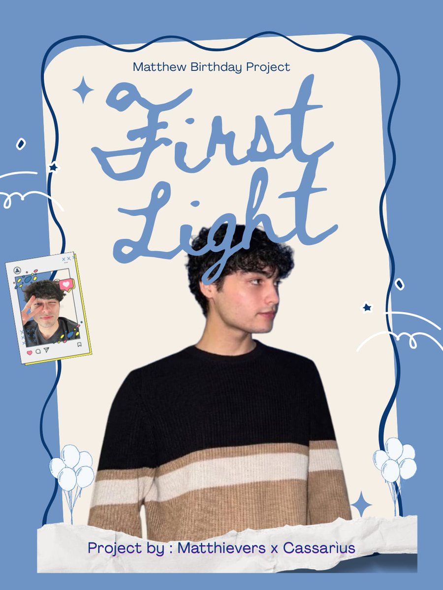 Matthieversofc's tweet photo. FIRST LIGHT — Matthew’s Birthday Project; ☆
“First Light” symbolizes a special moment to celebrate Matthew Kenevan’s birthday and mark a beautiful beginning filled with love, support and warm wishes.
We invite everyone to participate and celebrate this special day together https://t.co/iBKgLq44hV