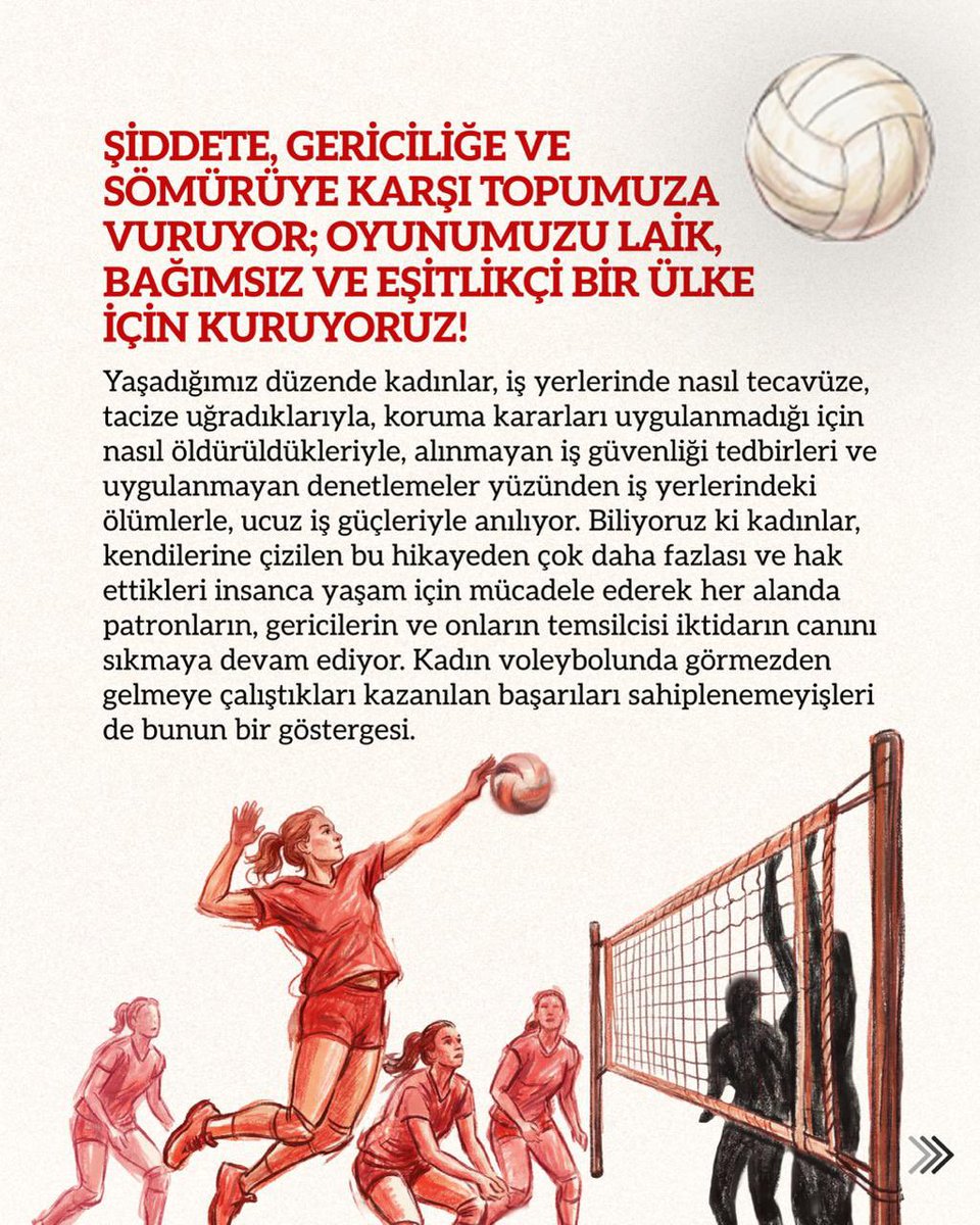 IzmirKdk's tweet photo. 📣 Şiddete, gericiliğe ve sömürüye karşı topumuza vuruyor; oyunumuzu laik, bağımsız ve eşitlikçi bir ülke için kuruyoruz! 

Kadına yönelik şiddet her gün artarken kadınların sesini kısmaya çalışanlara cevap vermek için emekçi kadınları topumuza vurmaya çağırıyoruz. 

Haydi sen de gel, bu oyunun bir parçası ol! 

Kayıt yaptırmak ve bilgi almak  için aşağıdaki formu doldurabilir, sayfamıza mesaj atabilir veya 0549 101 26 00 numaralı whatsapp hattımızdan bize ulaşabilirsiniz. 

🗓️ 28-29 Mart | 20.30-23.30
🔗 https://t.co/TCwaKBfJWE