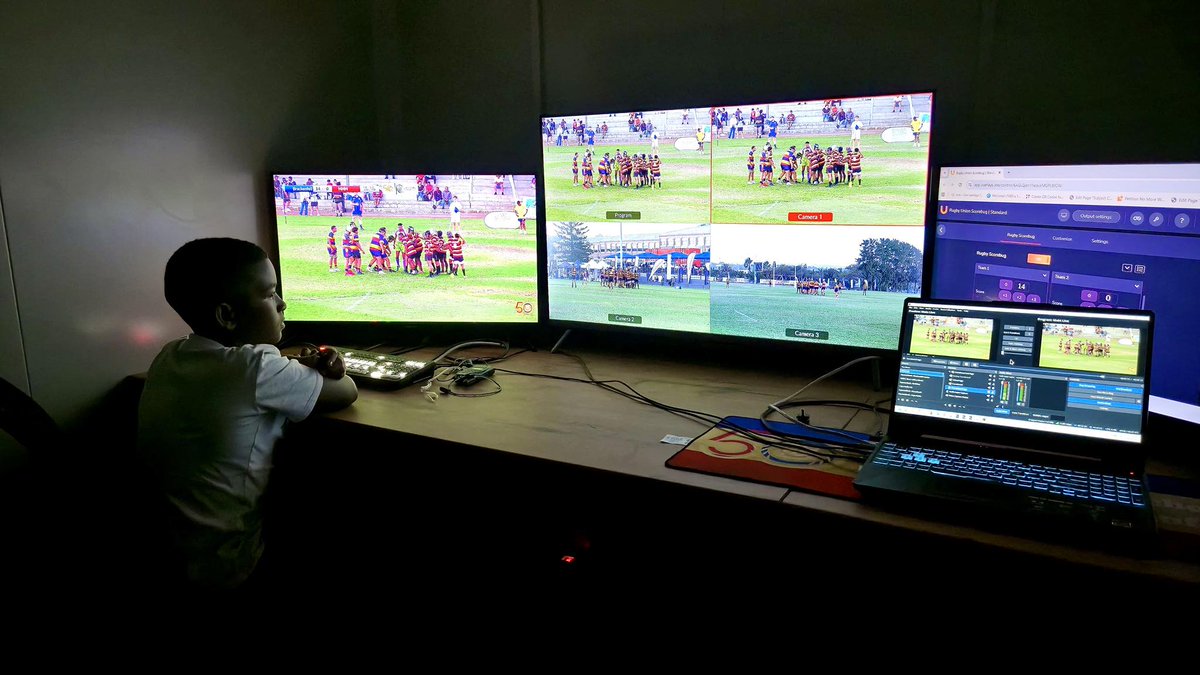 Hoërskool Brackenfell High recently launched their new container-based broadcast and podcast studios on their rugby field, and went "live" for the first time this past weekend at the Harcourts Dunn Brackenfell Festival.

​Cameron Smith (Gr 6A3) was a vital part of the production