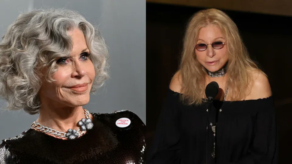 MemeirosM's tweet image. Jane Fonda "ofendida" por não homenagear Redford nos Óscares: “Streisand fez só um filme com ele, eu fiz quatro! 😏🎤

#JaneFonda #RobertRedford #BarbraStreisand #Oscares2026 #InMemoriam #TheWayWeWere #HomenagemRedford #Hollywood #VanityFair #Oscars 

memeiros.com/2026/03/jane-f…