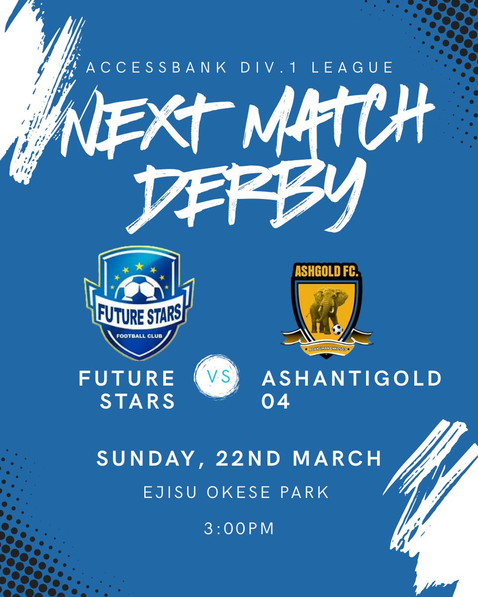 futurestarsgh's tweet photo. The Derby is next. 🔥
#asantemankanea
#futurestarsfc https://t.co/J8p5XiQS2v