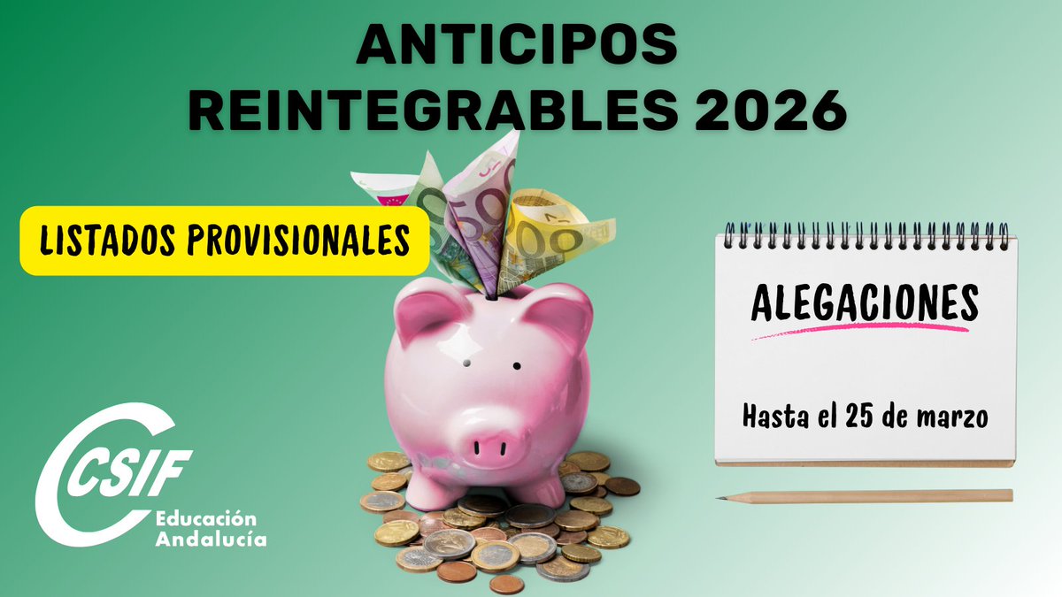 CSIF Educación Andalucía tweet media