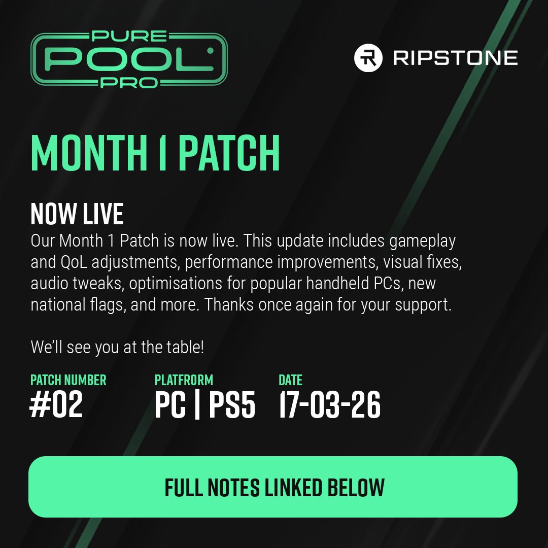 Pure Pool Pro tweet media