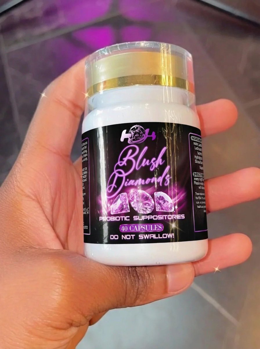 hypnotiqkitty's tweet photo. Kitten Blush Diamond suppositories (aka Kitty Addies) are organic probiotic rich suppositories to help replenish your kitty with good microbes to fight off infections, odor, dryness, a great alternative to the regular diamonds (aka perks). Available now https://t.co/N57FWa2R2V https://t.co/ErulhdZ8kz