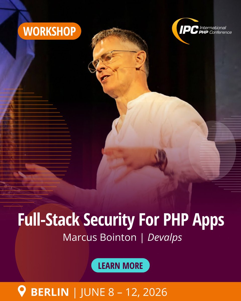 International PHP Conference tweet media