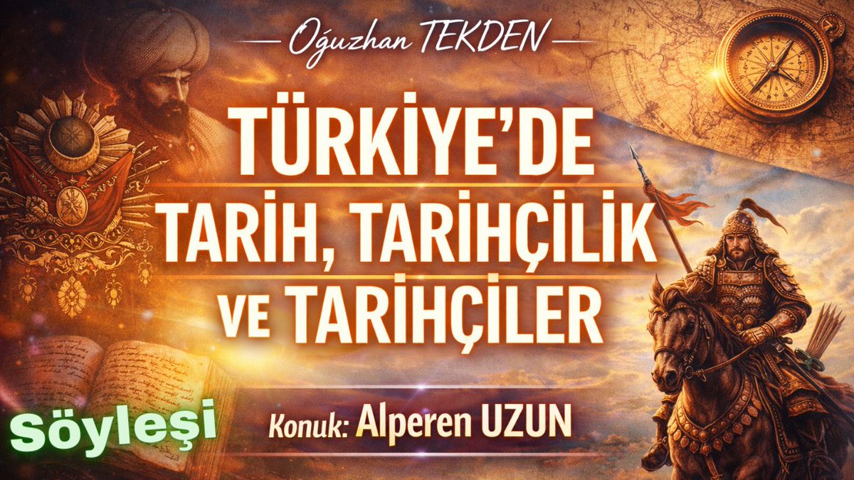 Türkçü ağam Alperen UZUN (<a href="/Racist_Peter1/">Alperen</a>) ile kafa dağıtmak için Türkiye'de tarihçilik ve tarihçiler üzerine YouTube üzerinden akşam yapacağımız söyleşi yayınına hepiniz davetlisiniz.
youtube.com/live/WY-Sn6t1c…
Anımsatıcılarınızı kurmayı unutmayın. :)
#türk #tarih #türktarihi