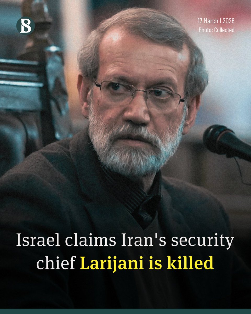 tbsnewsbd's tweet photo. Israel's Defence Minister Israel Katz said on Tuesday that Iran's security chief Ali Larijani had been killed in an Israeli strike.
Link in comments
#Iran #Israel #SecurityChief #TBSnews https://t.co/tp7sYWzpOR