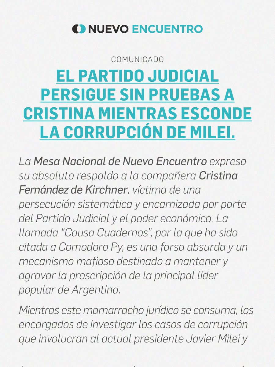 Nuevo Encuentro tweet media