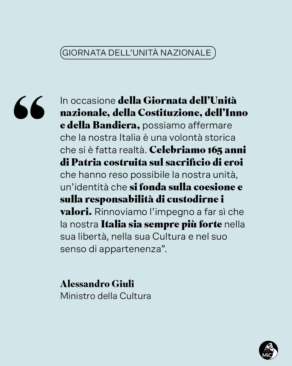 Ministero della Cultura tweet media