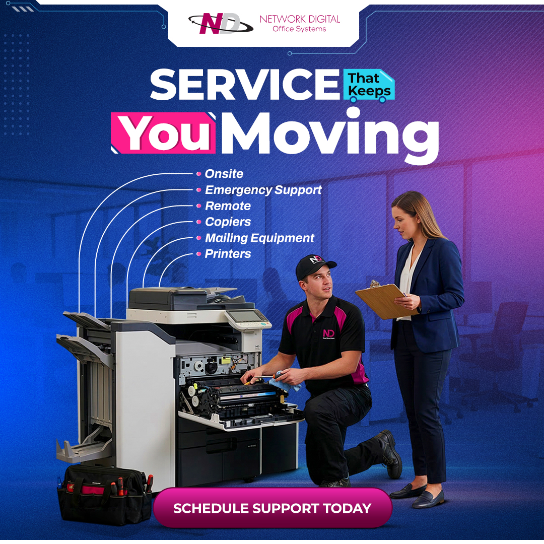 NetworkDig's tweet image. Downtime costs more than repairs.

#NetworkDigital keeps your printers, copiers &amp;amp; mailing systems running with expert maintenance, fast repairs &amp;amp; remote support. No slowdowns, just smooth workflows.

📞 (973) 882-3000

#PrinterRepair #OfficeSupport #BusinessContinuity