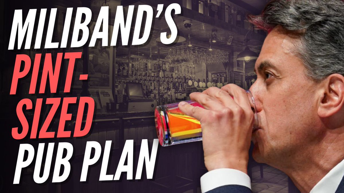 Miliband Tells Pubs to Serve Warmer Beer to Cut Costs order-order.com/2026/03/17/mil…