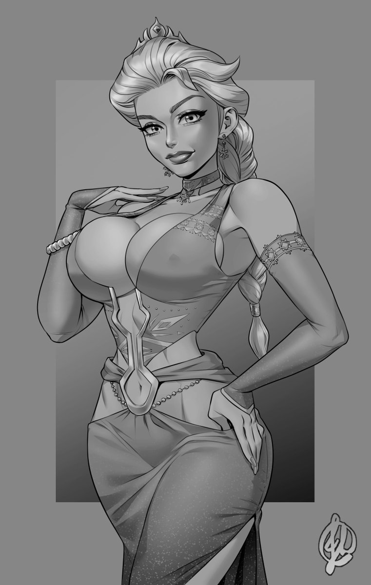 Queen Elsa ❄️

Grayscale commission for <a href="/Koyreeen/">Koyren</a> 

Thank you so much for the request! It was really fun drawing her in this style 😁

#Elsa #Frozen #Fanart #Grayscale #CommissionsOpen