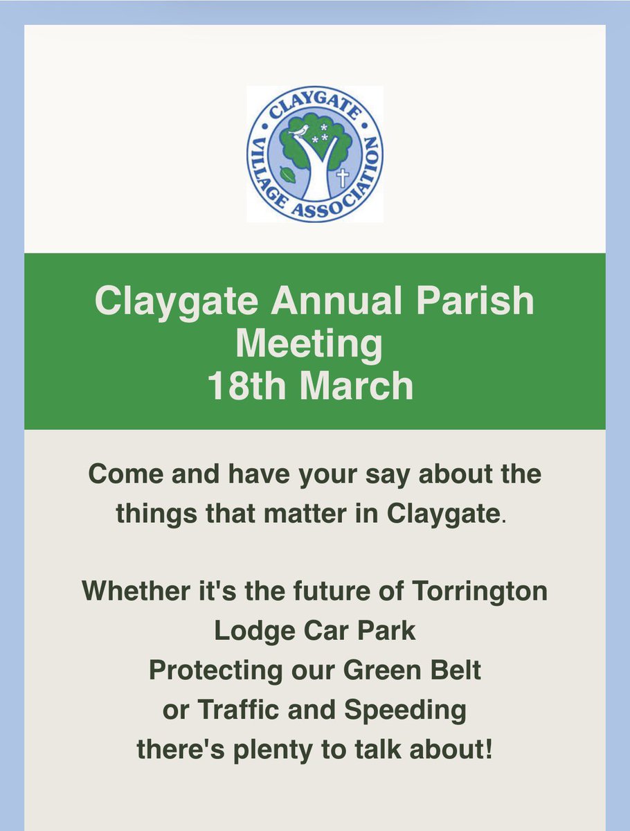 Claygate Village Association tweet media