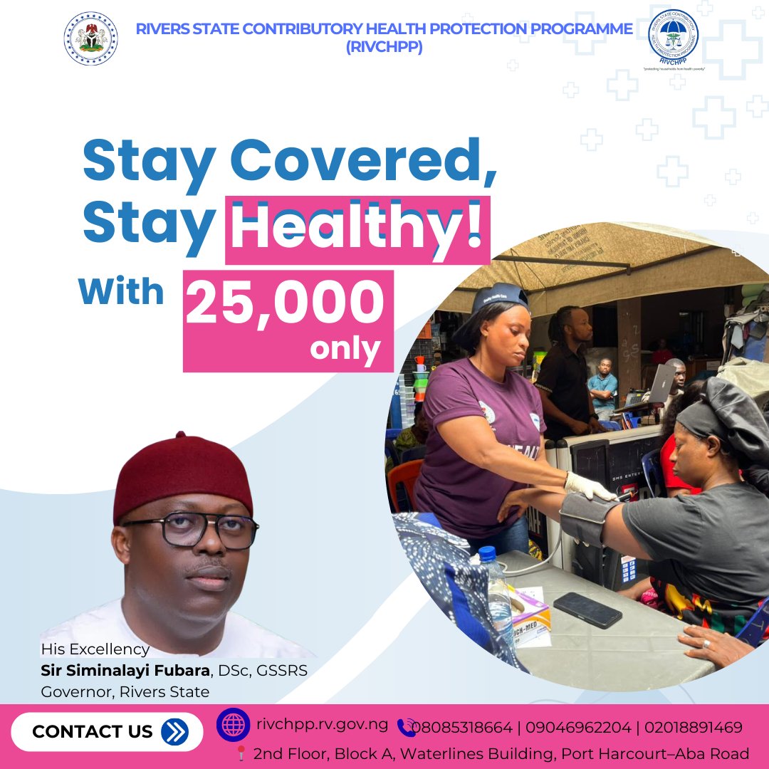 Rivers State Contributory Health Protection Prog tweet media