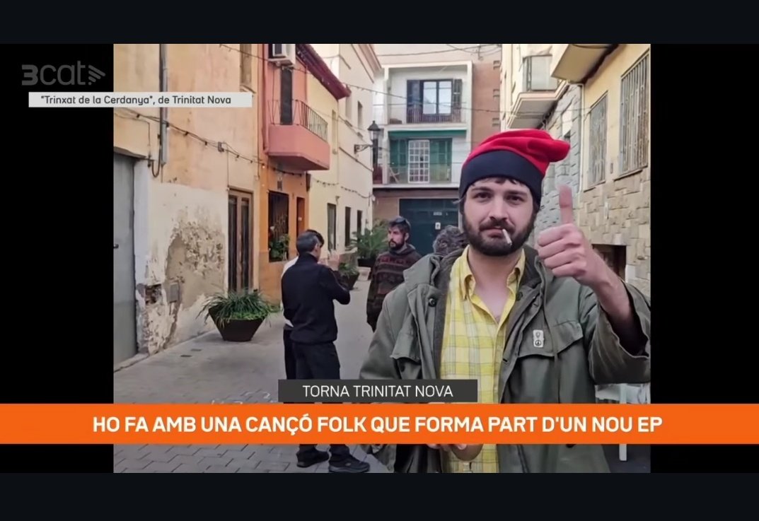 Un dels logrus de 2026 ha sigut sortir per la teletrés amb barretina, carajillo i piti