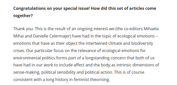 Environmental Politics tweet media