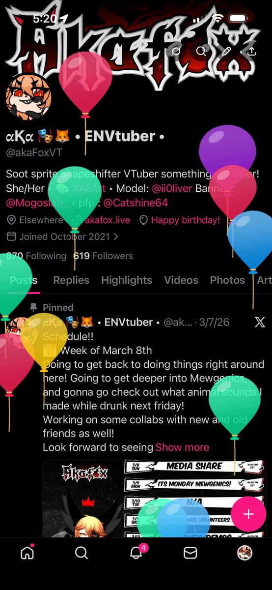 𝛂Ⱪ𝛂 🎭🦊 • ENVtuber • tweet media